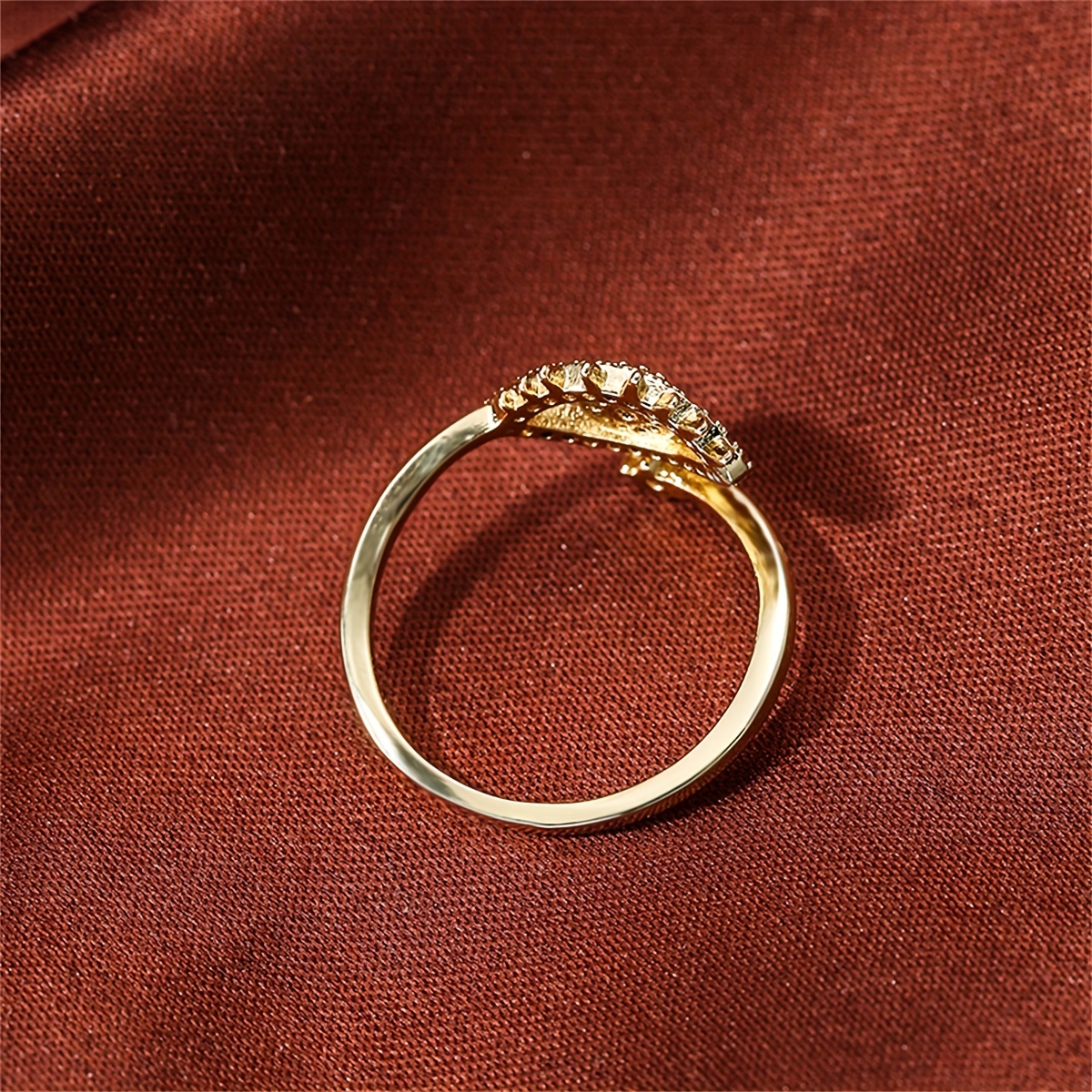 Adjustable Evil Eye Ring with Cubic Zirconia for Daily Wear or Parties